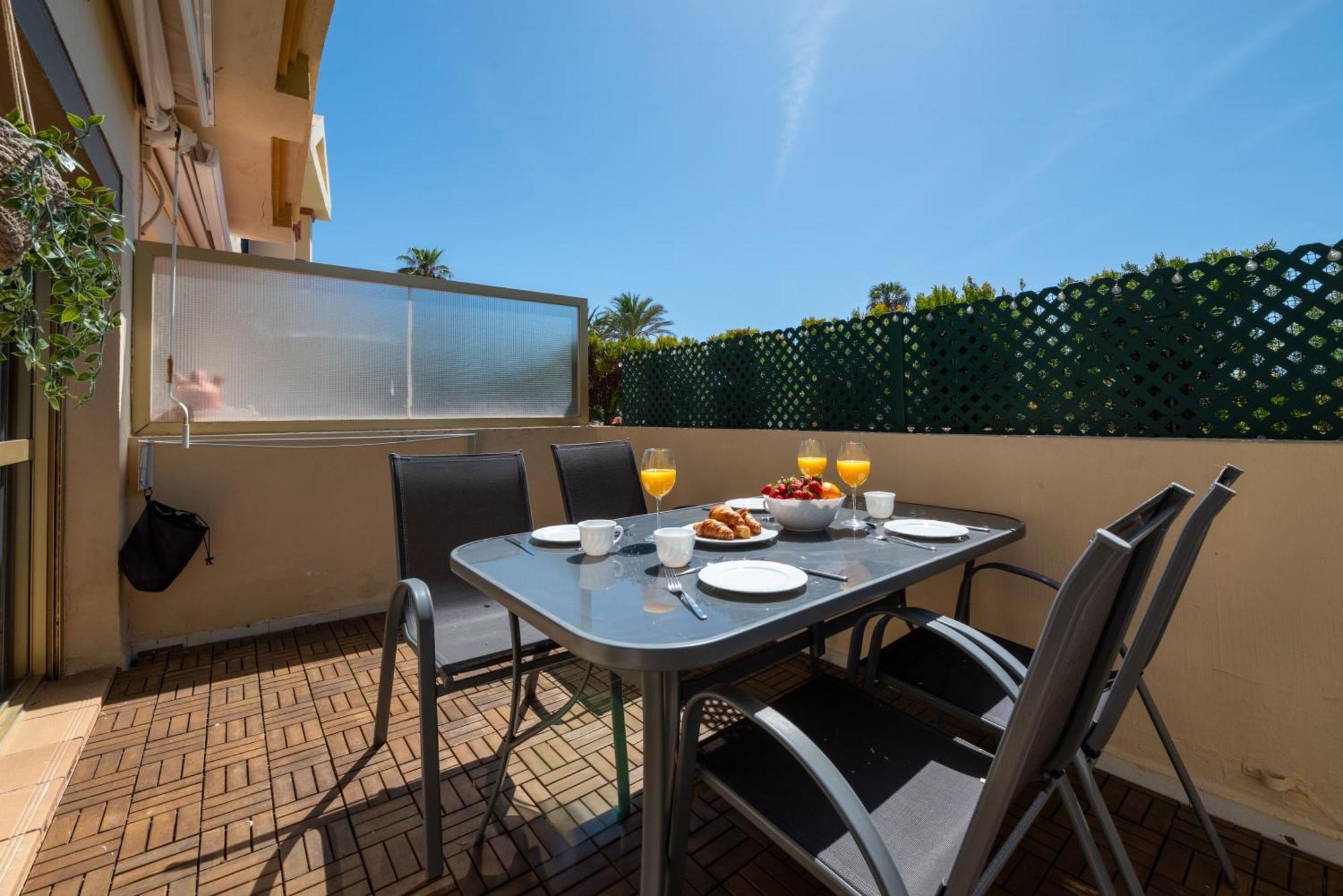 Oleholidays 1106 Romana Playa Primera Linea Playa Marbella Bagian luar foto